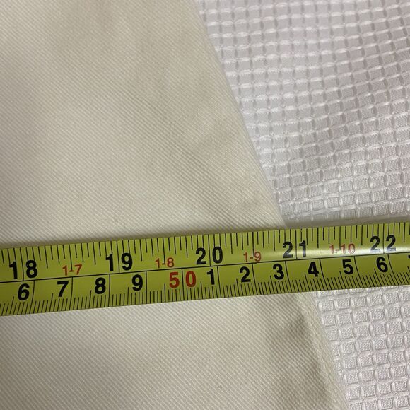 Ella Moss High Waist Straight Leg White Denim Jeans Size 8/29 - Picture 9 of 15